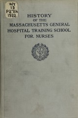 History of the Massachusetts General Hospital Training School for Nurses