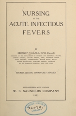 Nursing in the acute infectious fevers