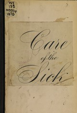 Plain directions for the care of the sick, and recipes for sick people