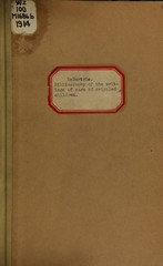 Bibliography of writings on the care of crippled children, the prevention of blindness, the history of prostitution, the psychology of sex and miscellaneous subjects to March 1, 1914