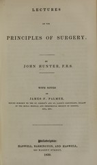 Lectures on the principles of surgery