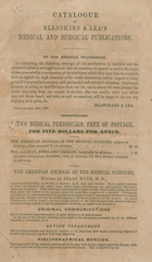 Catalogue of Blanchard & Lea's medical and surgical publications
