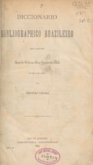 Diccionario bibliographico brazileiro (Volume 3)