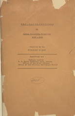 New contributions to German scientific literature, 1938-1945