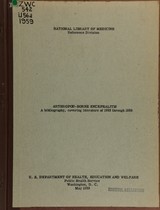 Arthropod-borne encephalitis: a bibliography covering literature of 1953 through 1958