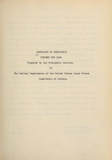 Abstracts of orthopaedic surgery for 1948 (1949)