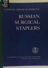 Russian surgical staplers