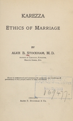 Karezza: ethics of marriage