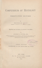 Compendium of histology: twenty-four lectures