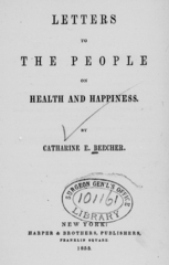 Letters to the people on health and happiness
