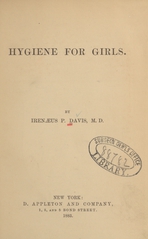 Hygiene for girls
