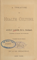 A treatise on health culture