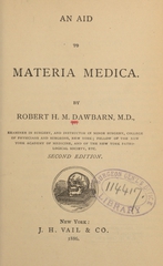 An aid to materia medica