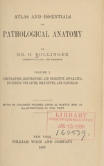 Atlas and essentials of pathological anatomy (Volume 1)