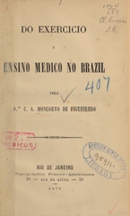 Do exercicio e ensino medico no Brazil