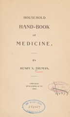 Household hand-book of medicine