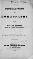 A popular view of homoeopathy