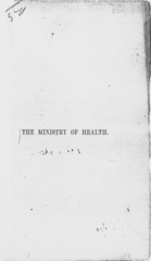 War, cholera, and the Ministry of health: An appeal to Sir Benjamin Hall and the British people