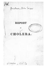 Report on cholera