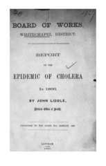 Report on the epidemic of cholera in 1866