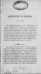 Prevention of cholera