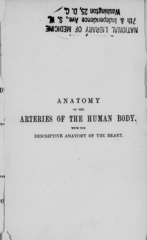Anatomy of the arteries of the human body: descriptive and surgical, with the descriptive anatomy of the heart