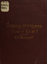 Cerebral hyperaemia, does it exist?: a consideration of some views of Dr. William A. Hammond