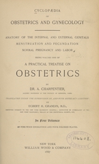 Cyclopaedia of obstetrics and gynecology (Volume 1)