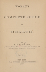 Woman's complete guide to health