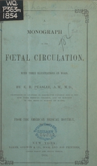 A monograph on the foetal circulation