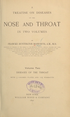 A treatise on diseases of the nose and throat: in two volumes (Volume 2)