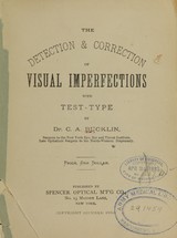 The detection & correction of visual imperfections with test-type