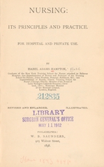 Nursing: its principles and practice : for hospital and private use