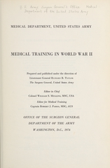 Medical training in World War II