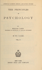 The principles of psychology (Volume 2)