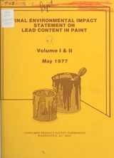 Final environmental impact statement on lead content in paint