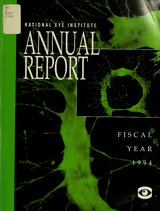 Annual report - National Eye Institute (1994)