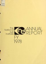 Annual report - National Eye Institute (1978)
