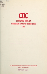 CDC standard rubella hemagglutination-inhibition test