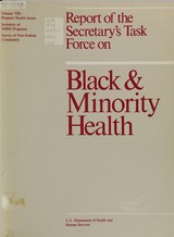 Report of the Secretary's Task Force on Black & Minority Health (Volume 8)