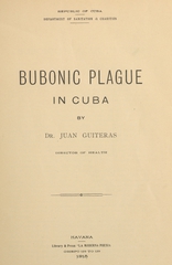 Bubonic plague in Cuba