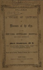 Syllabus of a course of lectures on ophthalmic medicine and surgery
