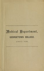 Addresses delivered at the nineteenth annual commencement of the Medical Department of Georgetown College