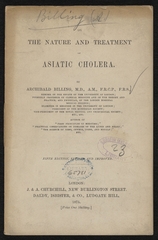 On the nature and treatment of Asiatic cholera