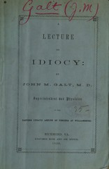 A lecture on idiocy