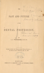 The past and future of the dental profession