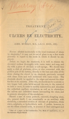 Treatment of ulcers by electricity