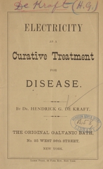 Electricity as a curative treatment for disease