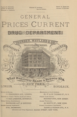General prices current, drug department