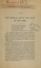 The new medical law of the State of New York